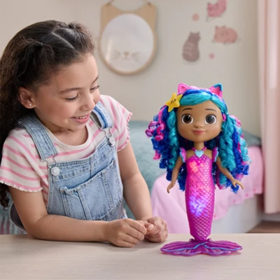 Gambar Gabby's Dollhouse Boneka The Movie Feature Mermaid - Mix
