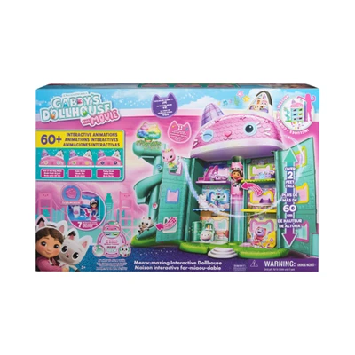Gambar Gabby's Dollhouse Playset The Movie Meow Mazing Interactive Dollhouse - Mix