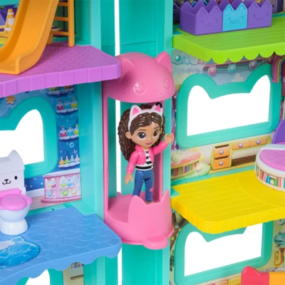 Gambar Gabby's Dollhouse Playset The Movie Gabby Meow Mazing Dollhouse - Mix