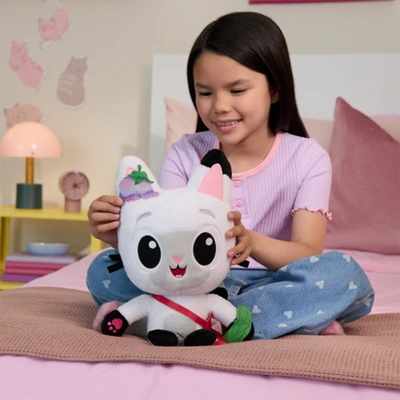 Gambar Gabby's Dollhouse The Movie Boneka Plush Pandy Paws - Putih