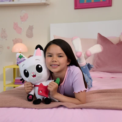 Gambar Gabby's Dollhouse The Movie Boneka Plush Pandy Paws - Putih