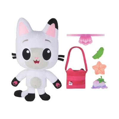 Gambar Gabby's Dollhouse The Movie Boneka Plush Pandy Paws - Putih