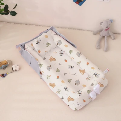 Gambar Kindla 85x45x12 cm Set Kasur Portable Forest Land - Abu-Abu