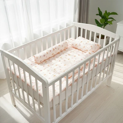 Gambar Kindla 100x70 cm Set 4 Pcs Snuggly Perlengkapan Tidur Bayi Bunny Bloom - Mix