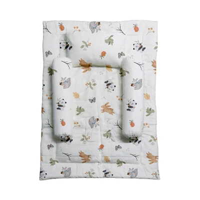 Gambar Kindla 100x70 cm Set 4 Pcs Snuggly Perlengkapan Tidur Bayi Forest Land - Mix