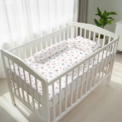 Gambar Kindla 100x70 cm Set 4 Pcs Snuggly Perlengkapan Tidur Bayi Forest Land - Mix