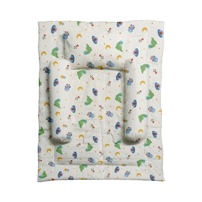 Gambar Kindla 100x70 cm Set 4 Pcs Snuggly Perlengkapan Tidur Bayi Space Dino - Mix