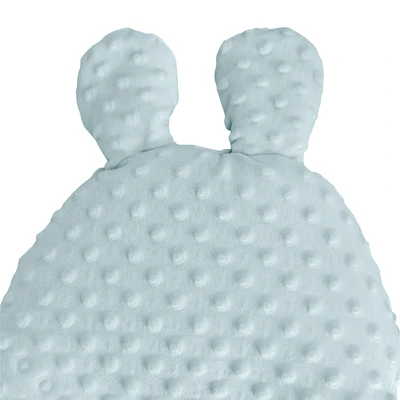 Gambar Kindla Selimut Bedong Bayi Hoodie Velvet Bunny - Biru