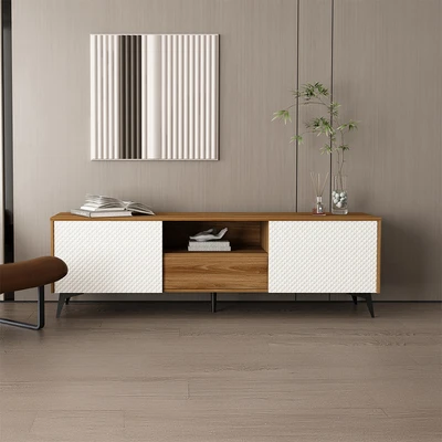 Gambar Informa Keenan Rak TV - Cokelat Walnut