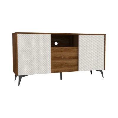 Gambar Informa Keenan Rak TV High - Cokelat Walnut