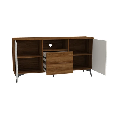 Gambar Informa Keenan Rak TV High - Cokelat Walnut