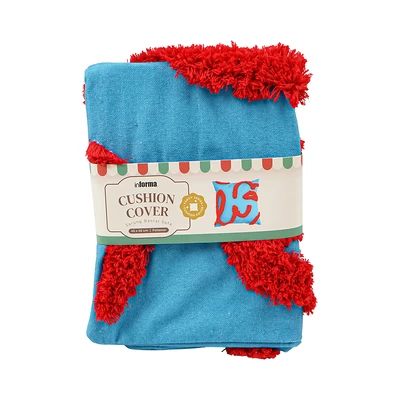 Gambar Informa Everyday Magic Sarung Bantal Sofa Polyester 45x45 cm - Biru/Merah