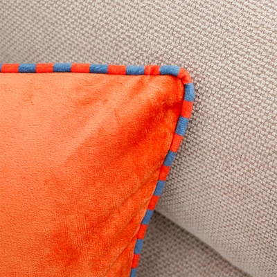 Gambar Informa Everyday Magic Sarung Bantal Sofa 30x50 cm - Oranye/Abu-Abu