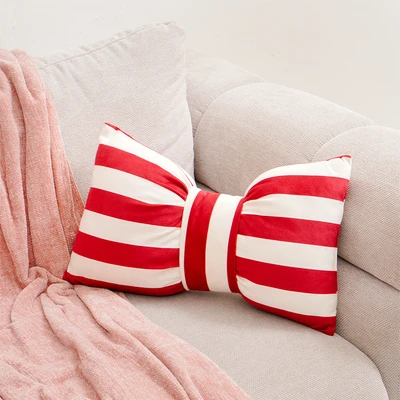 Gambar Informa Bowie Bantal Sofa Dacron 30x50 cm - Merah/Putih