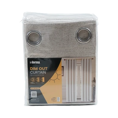 Gambar Informa Gorden Dimout Howl 135x250 cm - Krem Beige