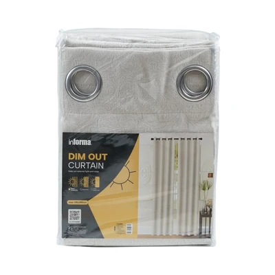 Gambar Informa Gorden Dimout Howl 135x250 cm - Krem