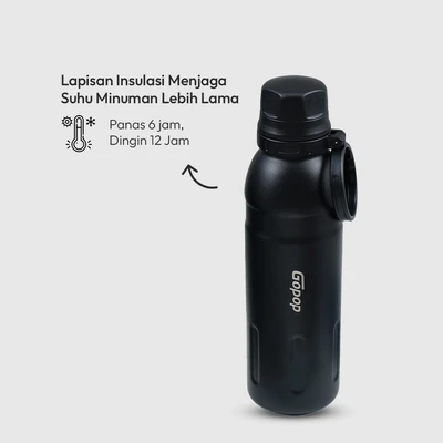 Gambar Ataru Botol Vacuum Flask Stainless Steel 700 ml - Hitam