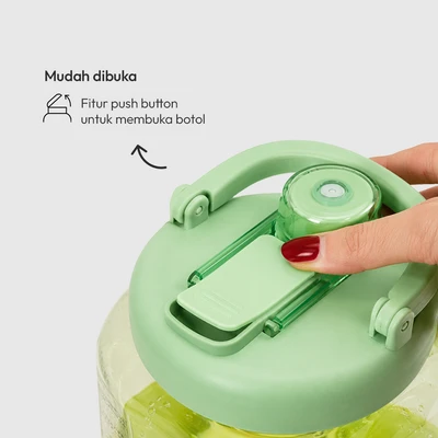 Gambar Ataru Botol Minum Tritan 2.5 Liter - Hijau
