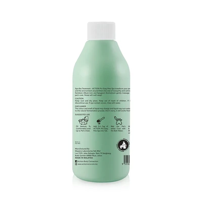Gambar Action Sampo Anjing & Kucing Pro Easy Pets Spa Natural 500 ml