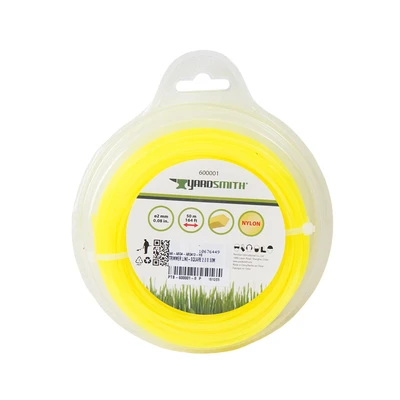 Gambar Yardsmith Senar Pemotong Rumput Square 2mm x 50 Meter - Kuning