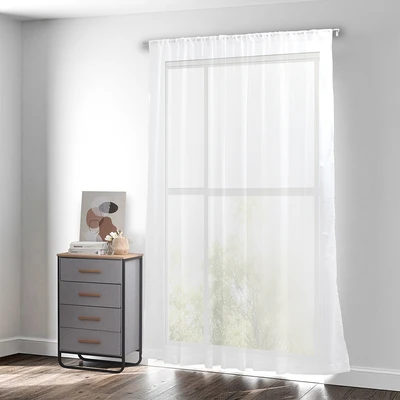 Gambar Informa Tirai Vitrase Plain 41 280x250 cm - Putih