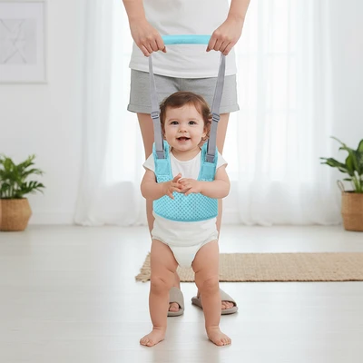 Gambar Kindla Tiny Step Sabuk Bantu Jalan Bayi - Biru