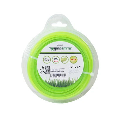 Gambar Yardsmith Senar Pemotong Rumput Square 2.4mm x 50 Meter - Hijau