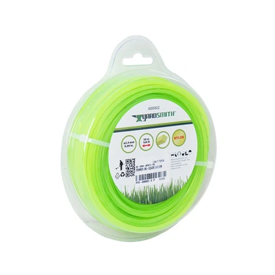 Gambar Yardsmith Senar Pemotong Rumput Square 2.4mm x 50 Meter - Hijau