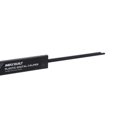 Gambar Maxbuilt Jangka Sorong Digital Plastik 15 cm - Abu-Abu/Hitam