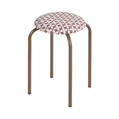 Gambar Soleil Bangku Padded Batik - Cokelat