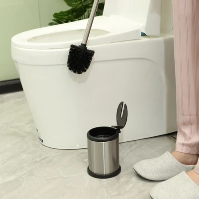 Gambar Proclean Sikat Toilet Dengan Tempat Penyimpanan - Silver