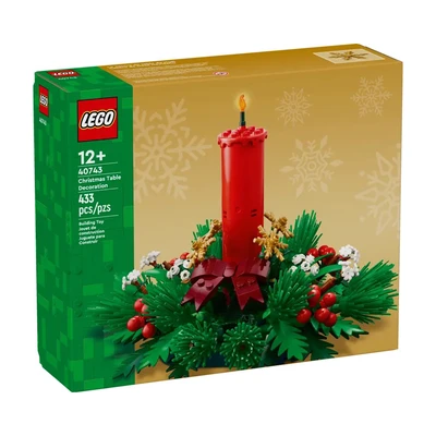 Gambar LEGO Christmas Table Decoration Set 433 Pcs 40743 - Merah