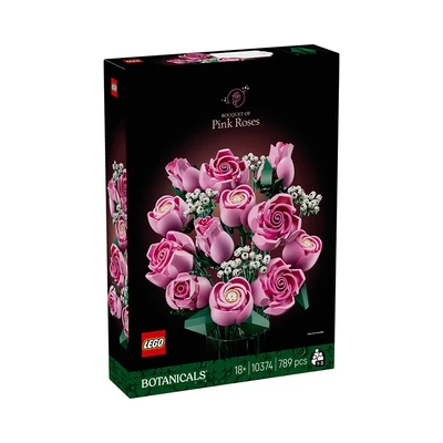 Gambar LEGO Botanicals Bouquet Of Pink Roses Set 789 Pcs 10374 - Pink