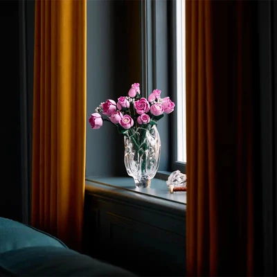 Gambar LEGO Botanicals Bouquet Of Pink Roses Set 789 Pcs 10374 - Pink