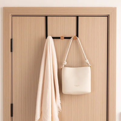 Gambar Stora Gantungan Pintu 3 Kait 26x9x18 cm - Hitam