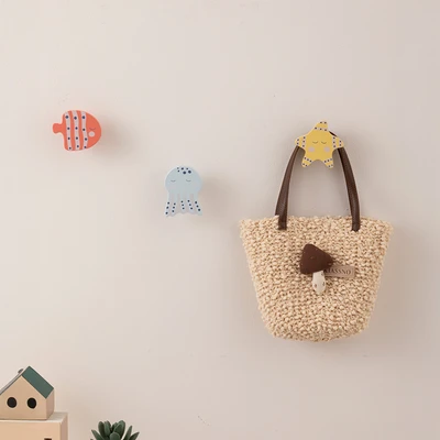 Gambar Stora Gantungan Dinding Kayu Anak Under The Sea Set 3 pcs - Mix