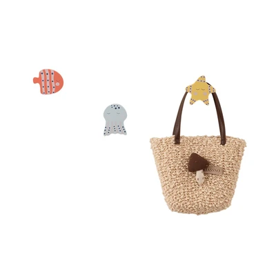 Gambar Stora Gantungan Dinding Kayu Anak Under The Sea Set 3 pcs - Mix