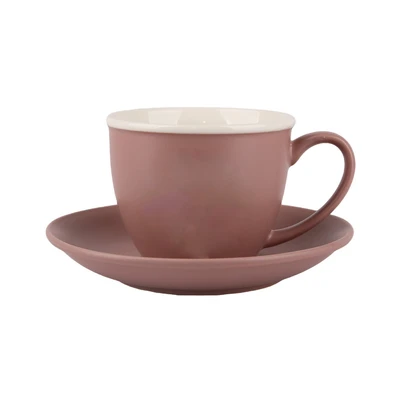 Gambar Delicia Wyna Cangkir Keramik New Bone China Dengan Saucer 150 ml Random