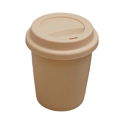 Gambar Delicia Wyna Gelas Keramik Bone China Dengan Tutup Silikon 280 ml Random