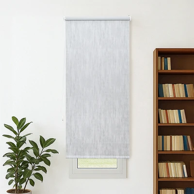 Gambar Informa Sava Roller Blind Jacquard Lines 60x240 cm - Abu-abu