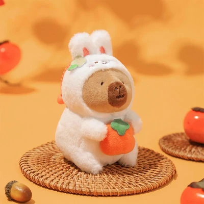 Gambar Tuntunzai Bakery Gantungan Kunci Boneka Plush Osmanthus - Putih