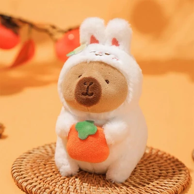 Gambar Tuntunzai Bakery Gantungan Kunci Boneka Plush Osmanthus - Putih