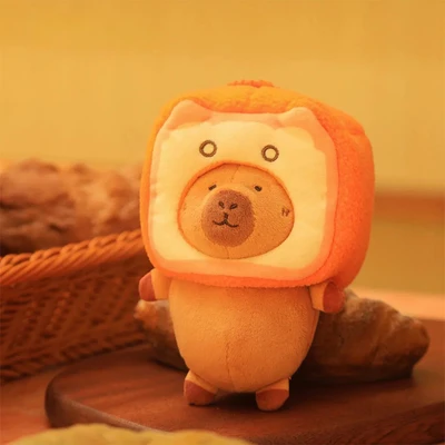 Gambar Tuntunzai Bakery Gantungan Kunci Boneka Plush Toast - Mix