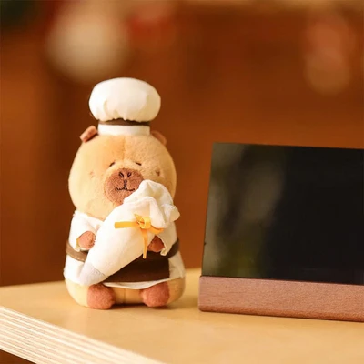 Gambar Tuntunzai Bakery Gantungan Kunci Boneka Pastry Decor - Cokelat