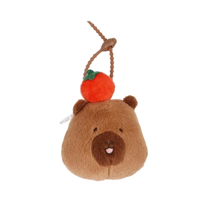 Gambar Tuntunzai Gantungan Kunci Boneka Top Tomato - Cokelat