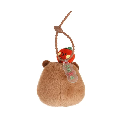 Gambar Tuntunzai Gantungan Kunci Boneka Top Tomato - Cokelat
