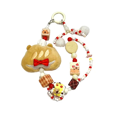 Gambar Tuntunzai Bakery Gantungan Handphone Capybara Chef Hat - Mix