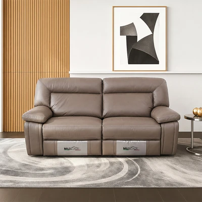 Gambar Informa Savio Sofa Kulit 3 Seater - Cokelat Muda