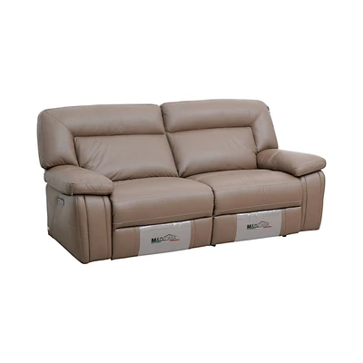 Gambar Informa Savio Sofa Kulit 3 Seater - Cokelat Muda