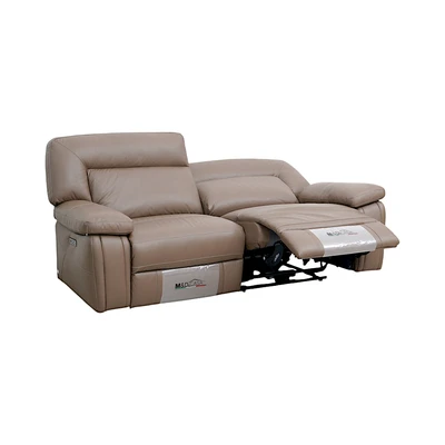 Gambar Informa Savio Sofa Kulit 3 Seater - Cokelat Muda